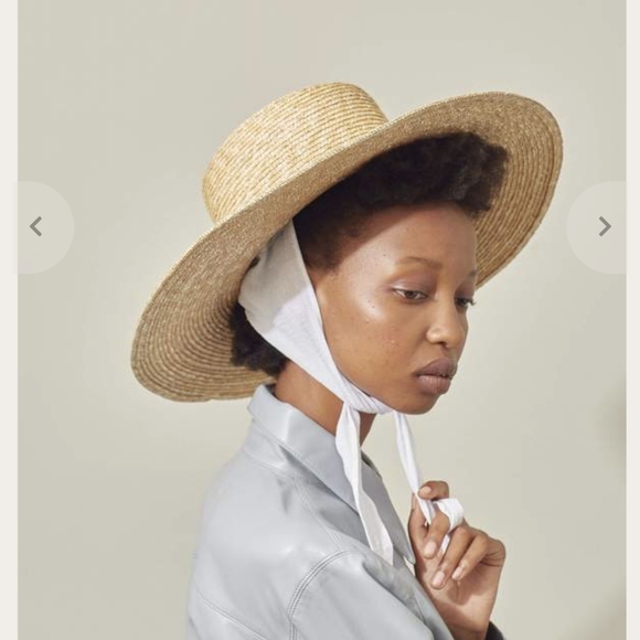 Clyde Accessories Clyde Wide Brim Flat Top Hat Natural Strawneck Shade Poshmark